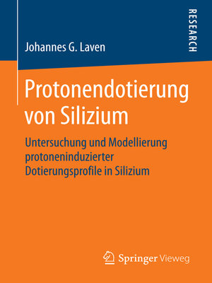 cover image of Protonendotierung von Silizium